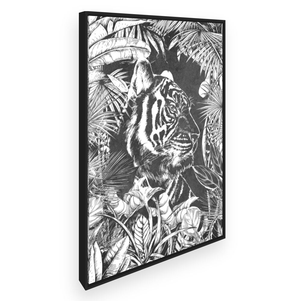 Toile Tigre majestueux