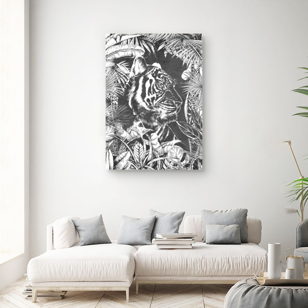 Tableau Tigre majestueux