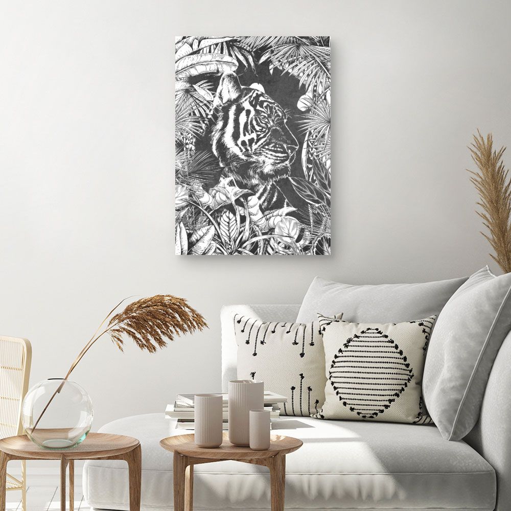 Tableau Tigre majestueux