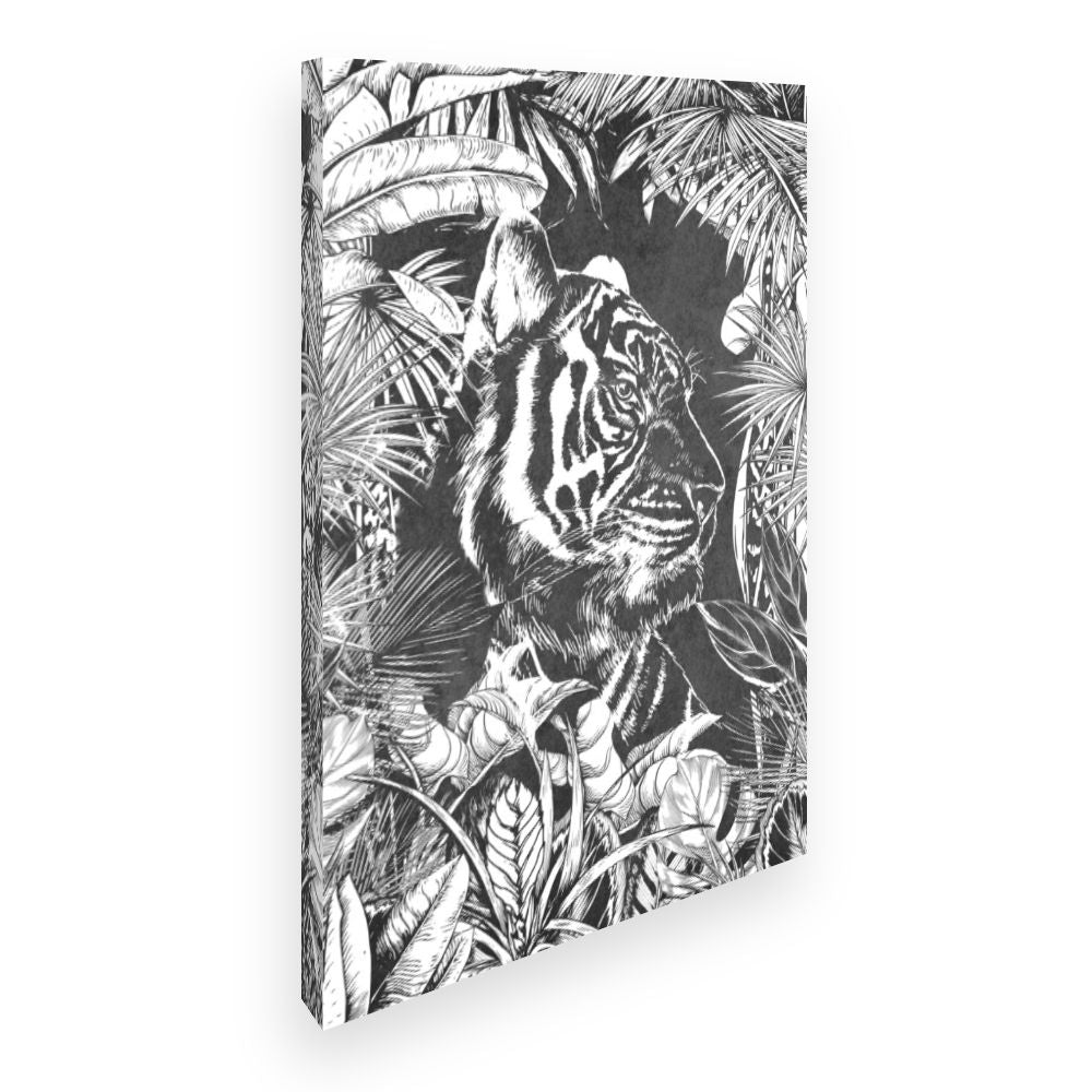 Toile Tigre majestueux