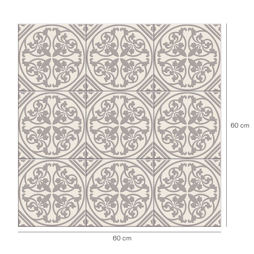 Crédence en aluminium n°79 / Motifs floraux élégants