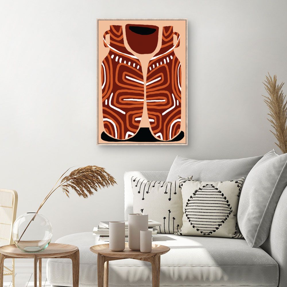 Tableau Art tribal captivant