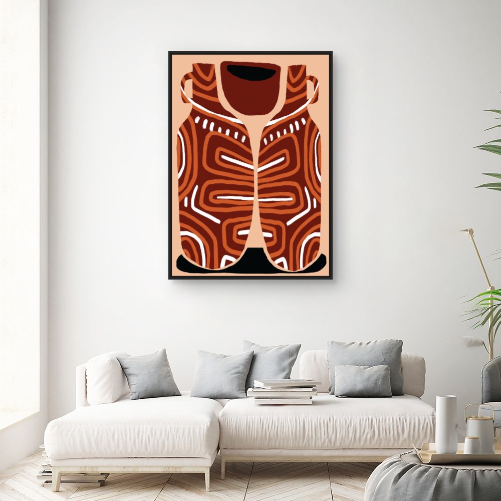 Tableau Art tribal captivant