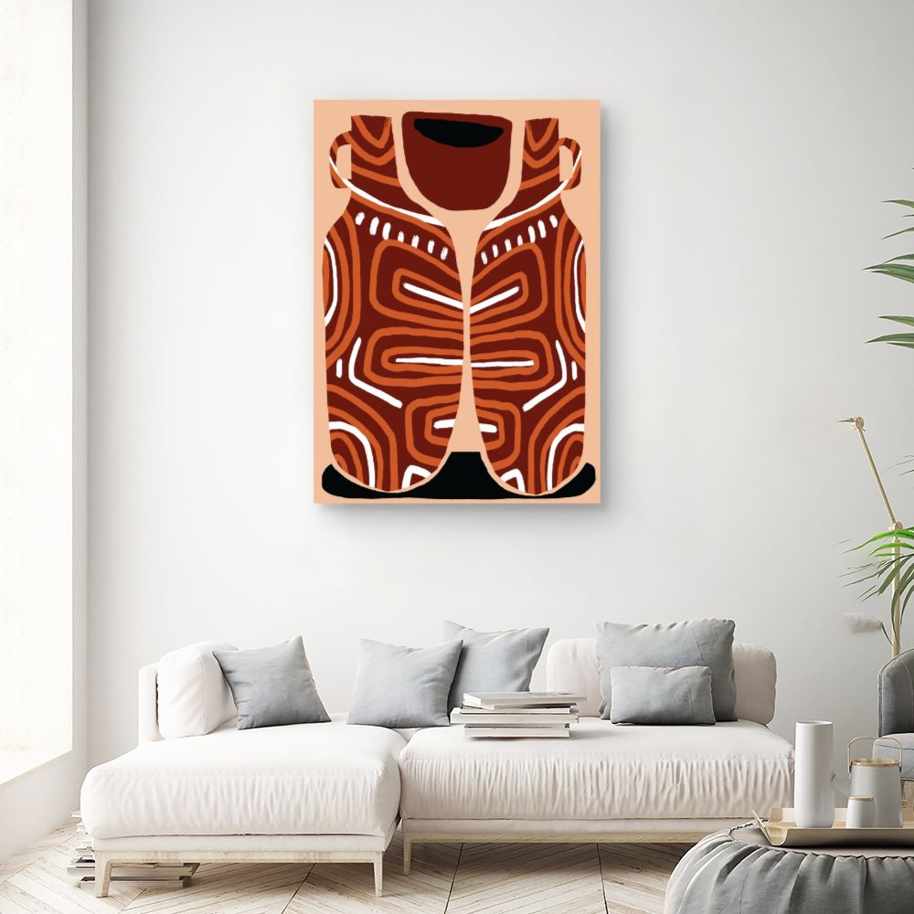 Tableau Art tribal captivant