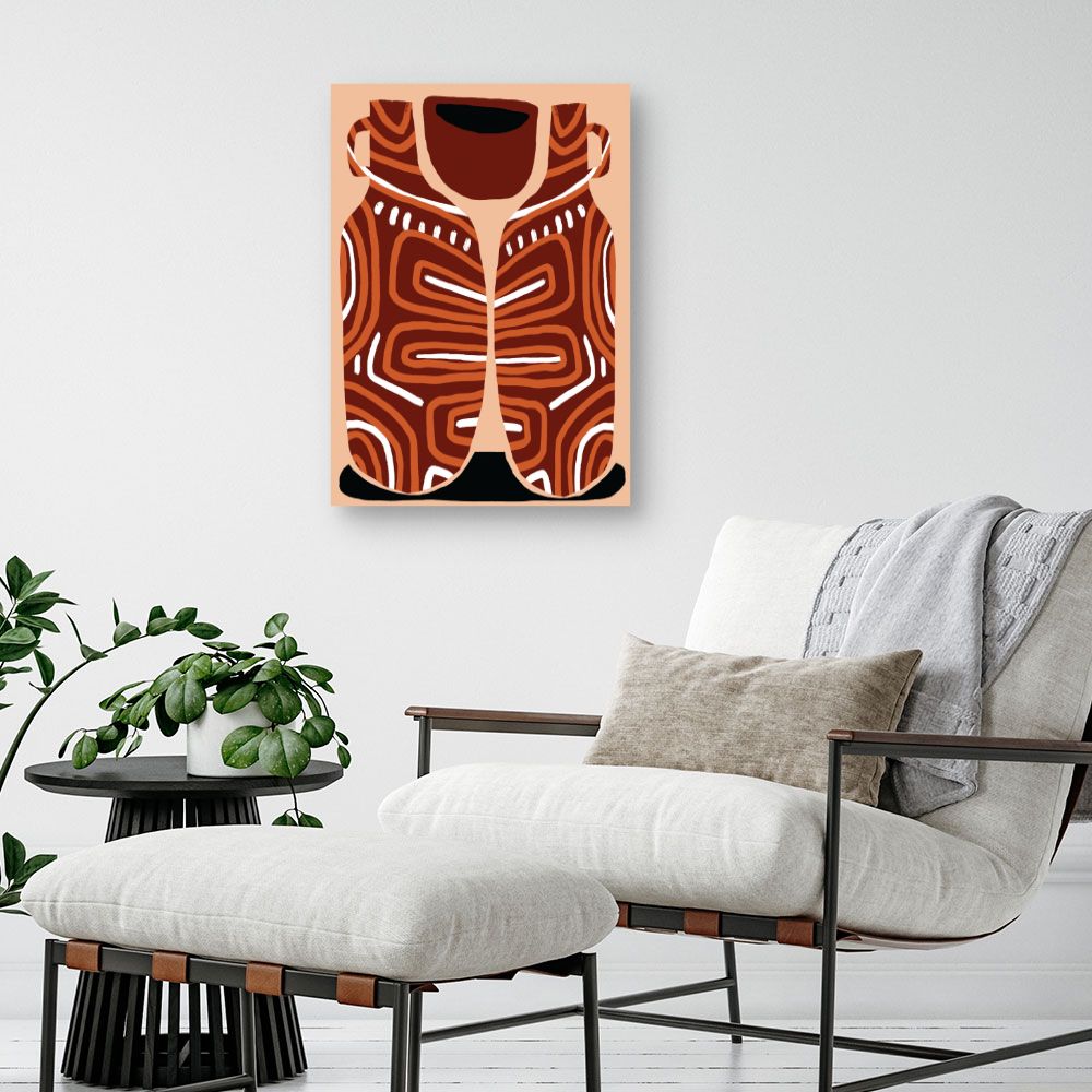 Tableau Art tribal captivant
