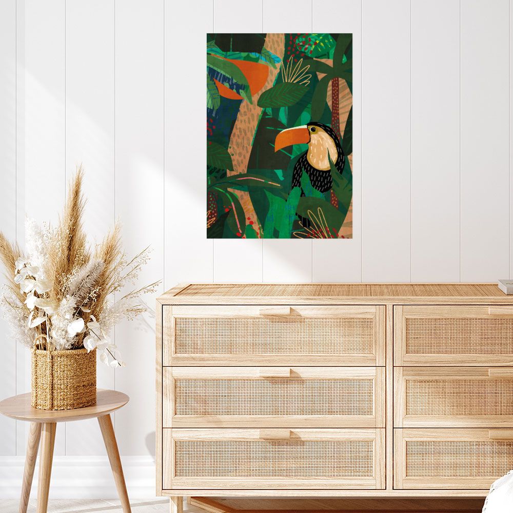 Affiche Jungle vibrante