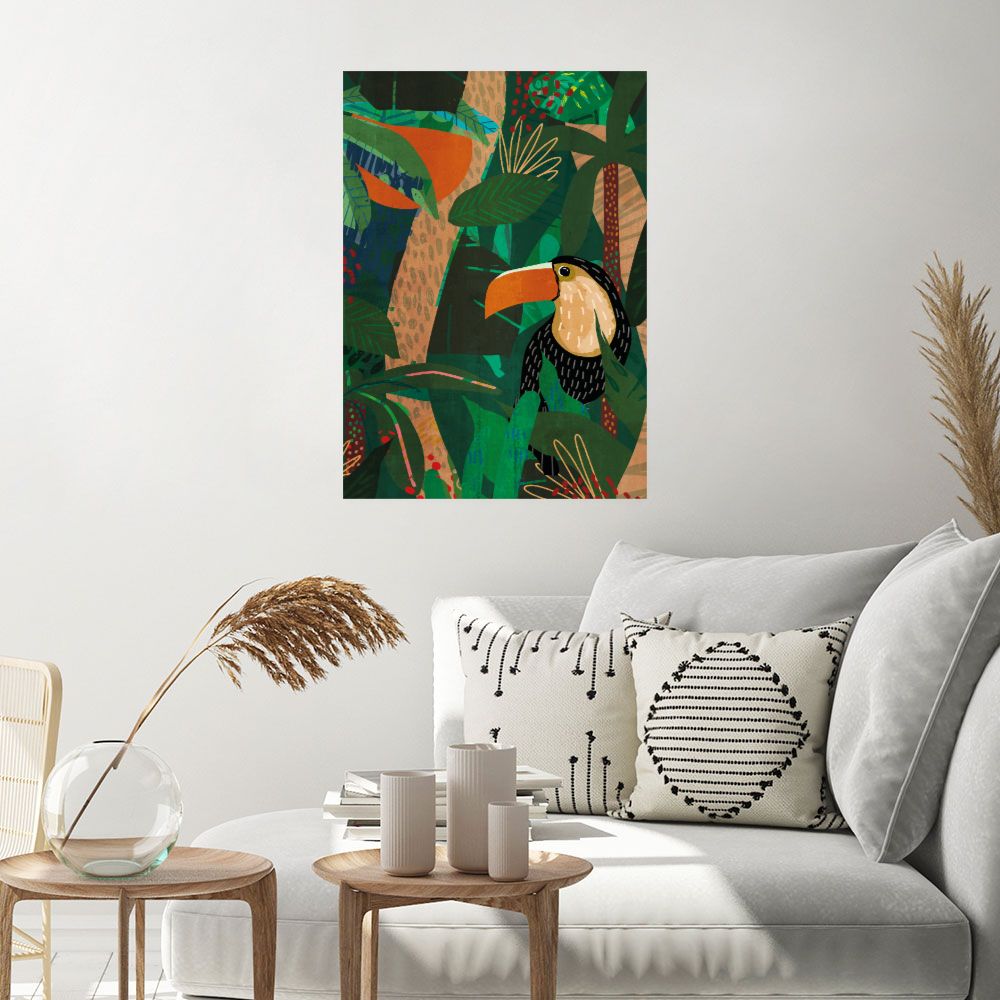 Affiche Jungle vibrante