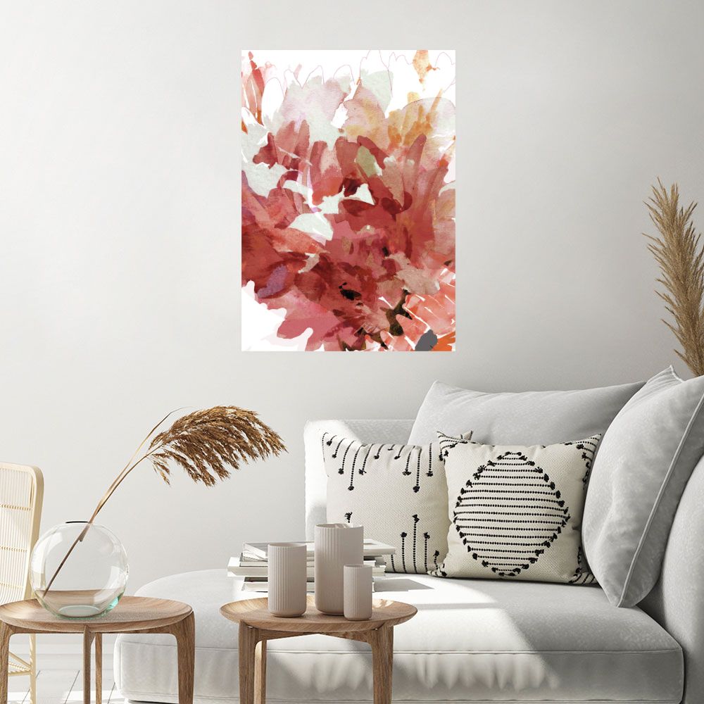 Affiche Fleurs aquarelle