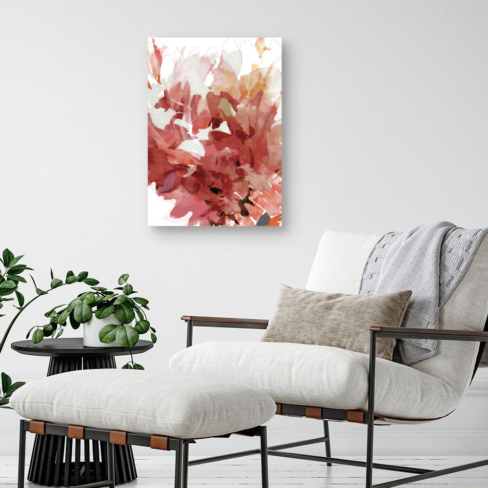 Tableau Fleurs aquarelle vives