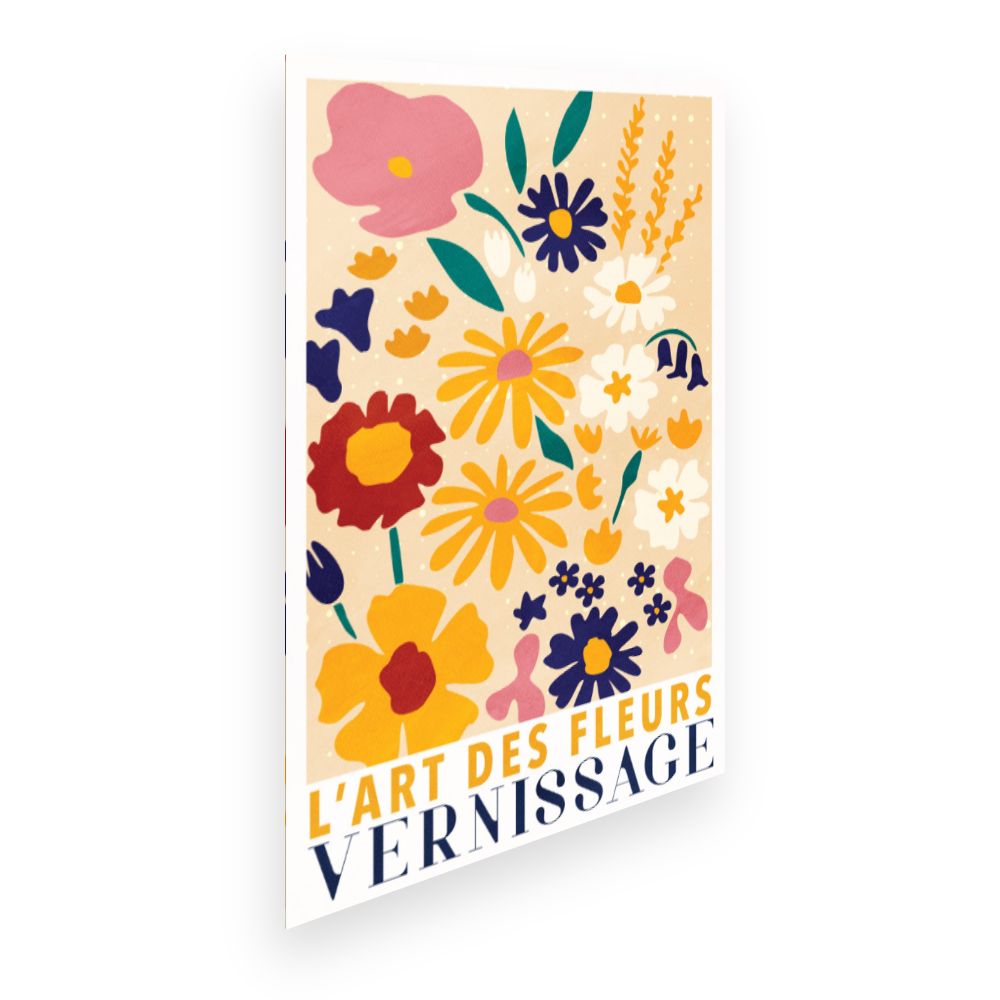 Affiche Fleurs vibrantes