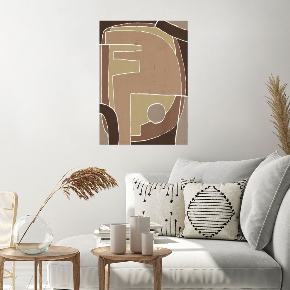 Affiche Formes abstraites élégantes