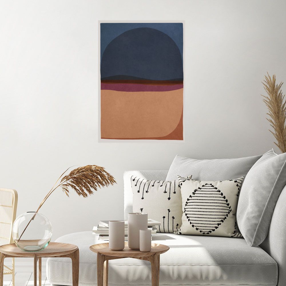 Affiche Horizon abstrait