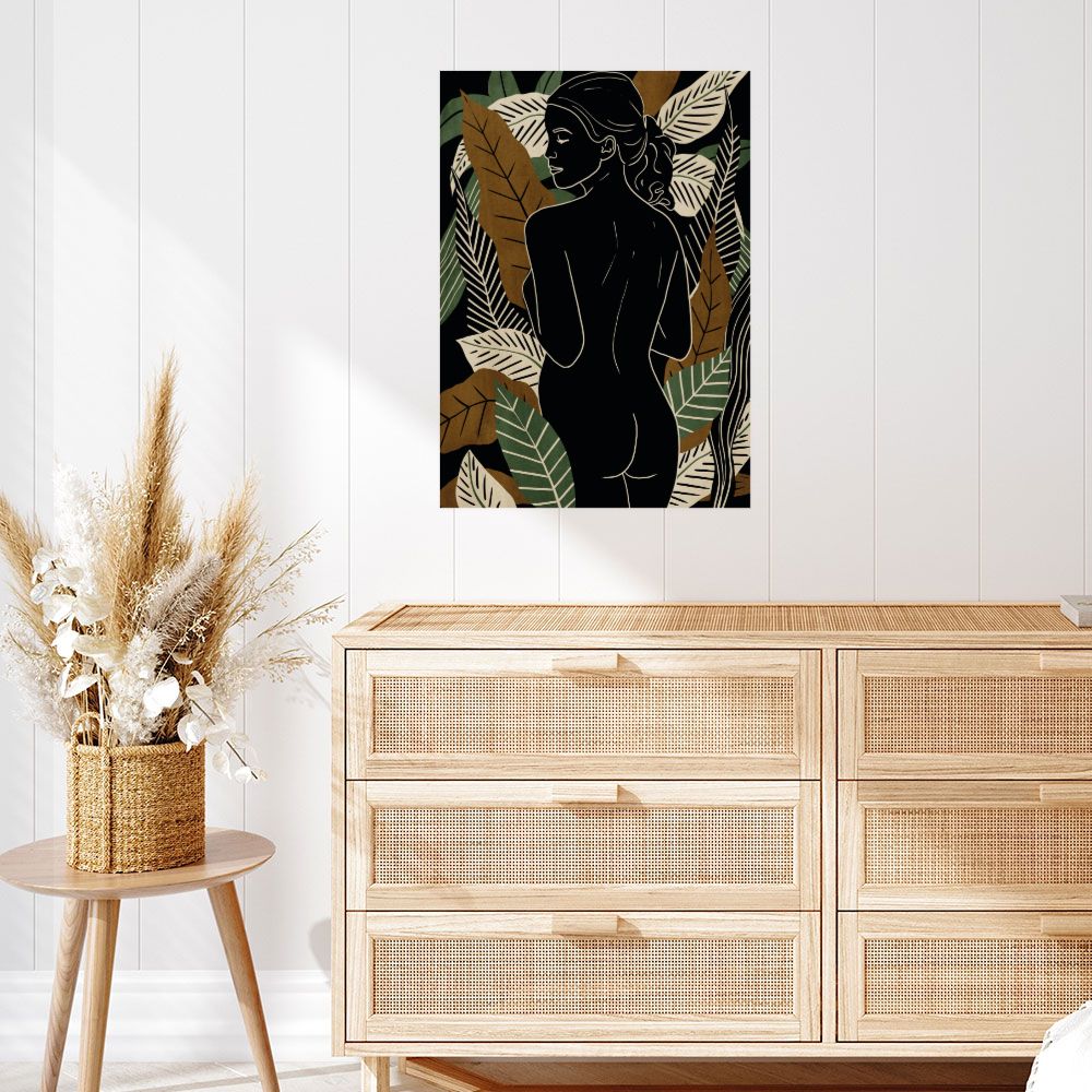 Affiche Élégance feuillue