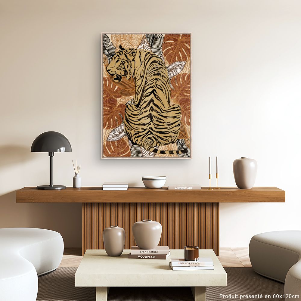Tableau Tigre majestueux