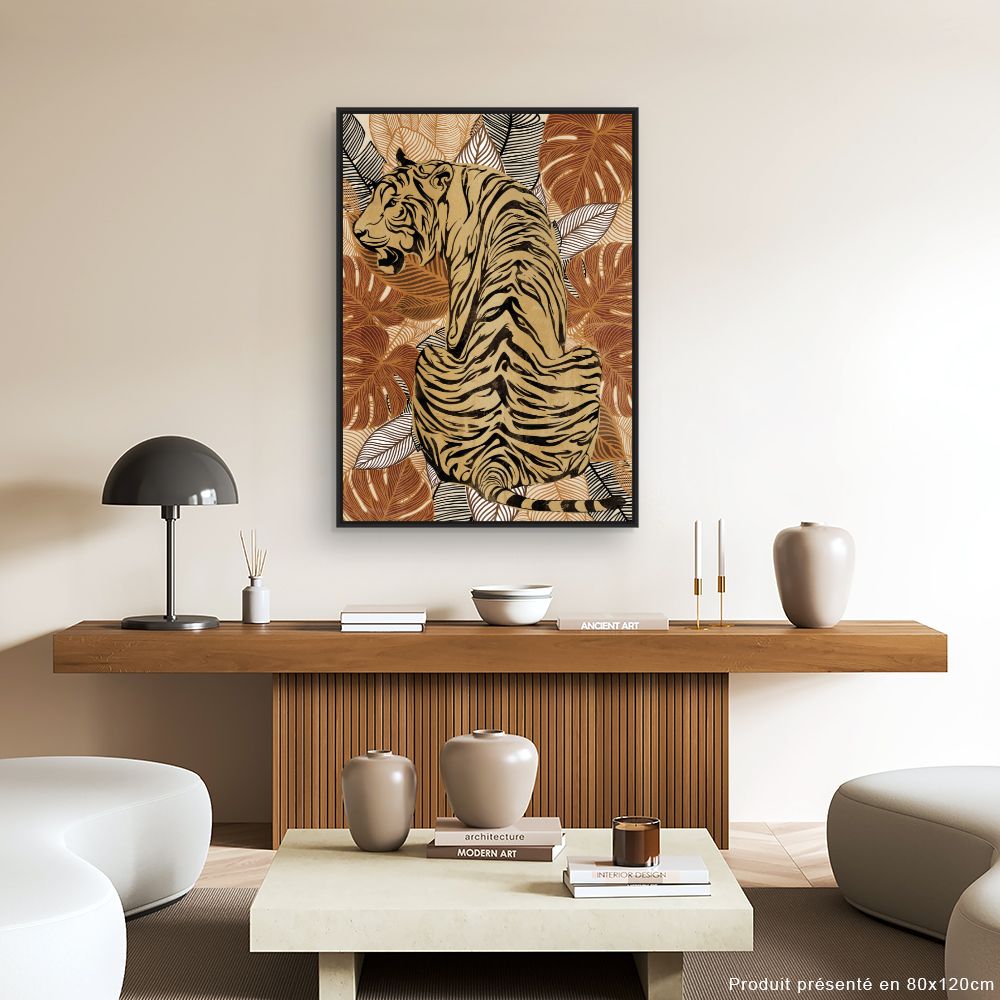 Tableau Tigre majestueux