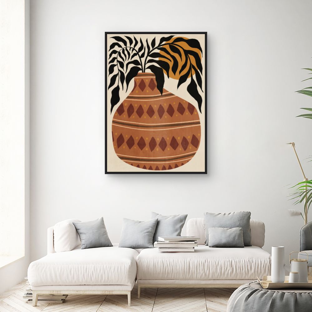 Tableau Pot bohème exotique