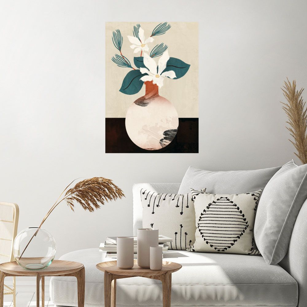 Affiche Élégante fleur vase