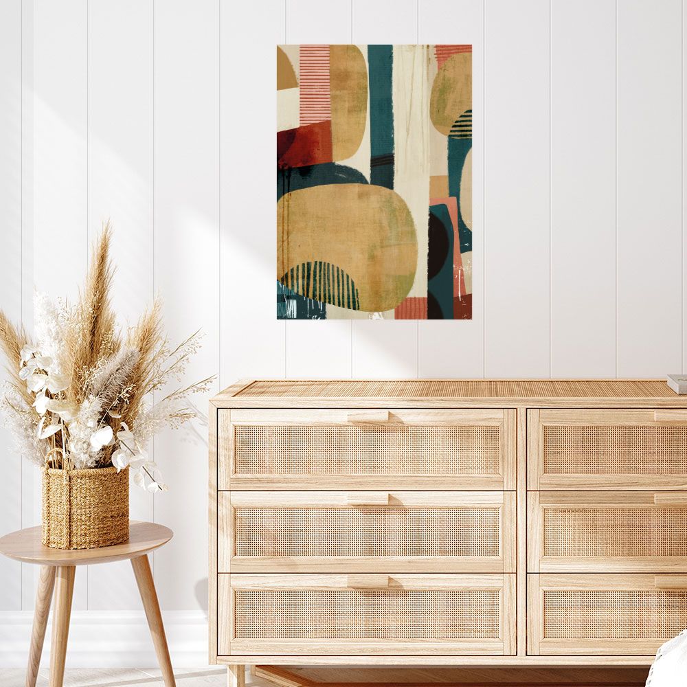 Affiche Formes abstraites dynamiques