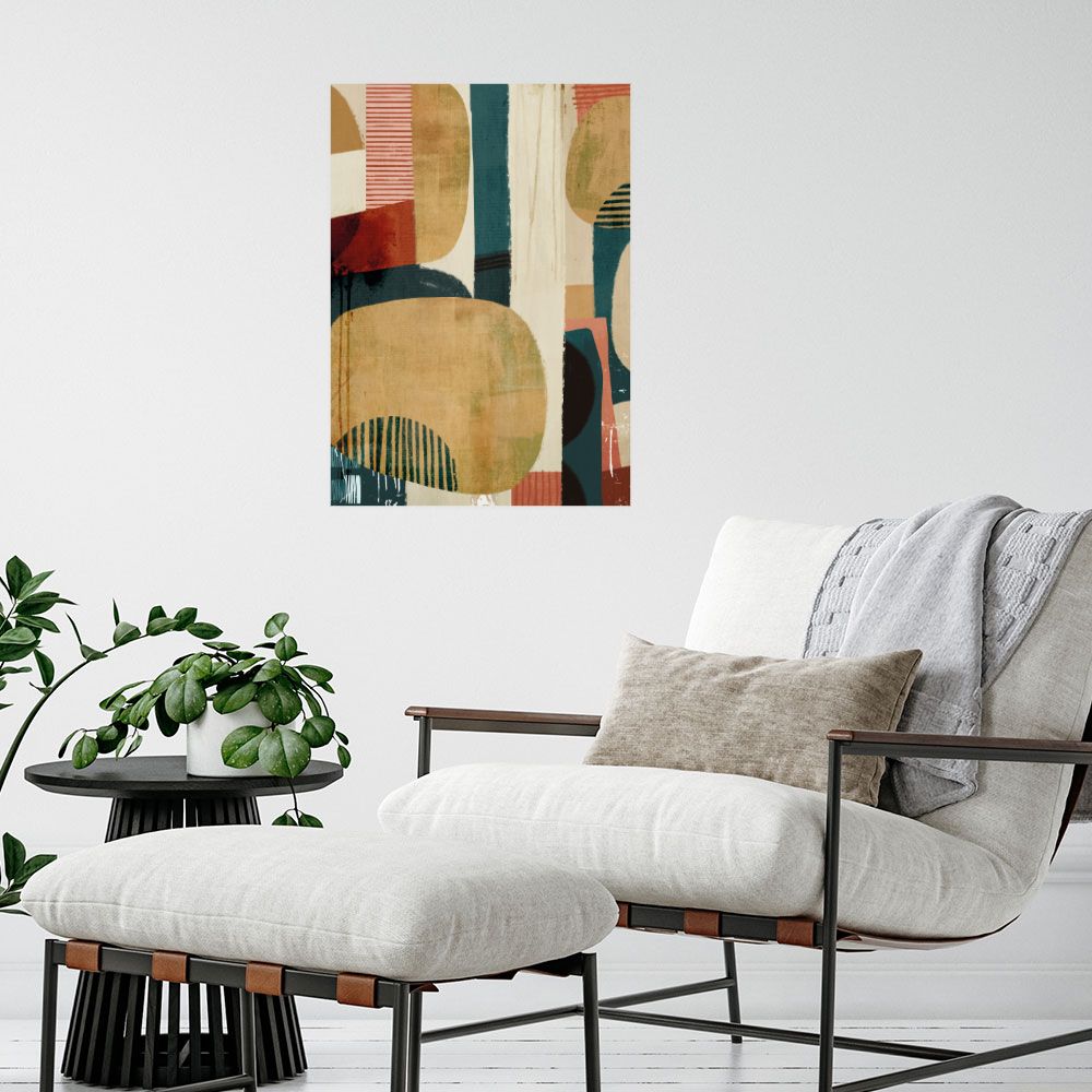 Affiche Formes abstraites dynamiques