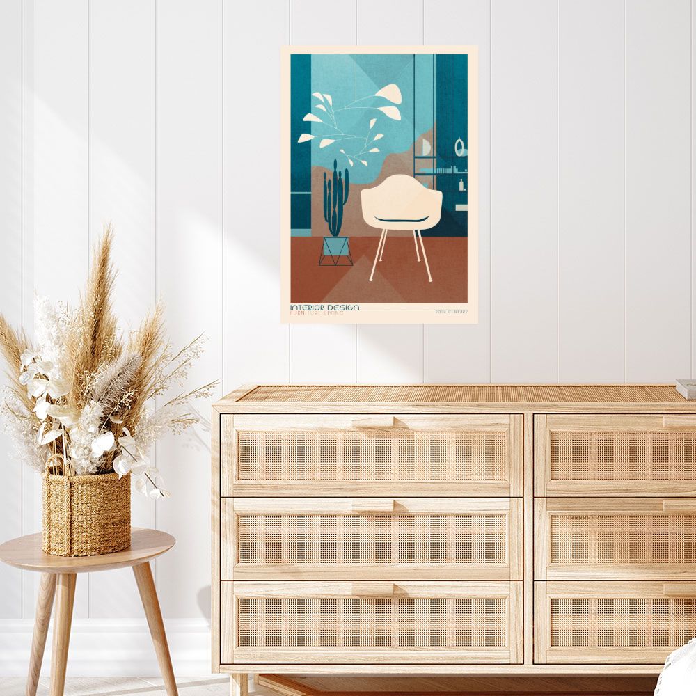 Affiche Salon moderne