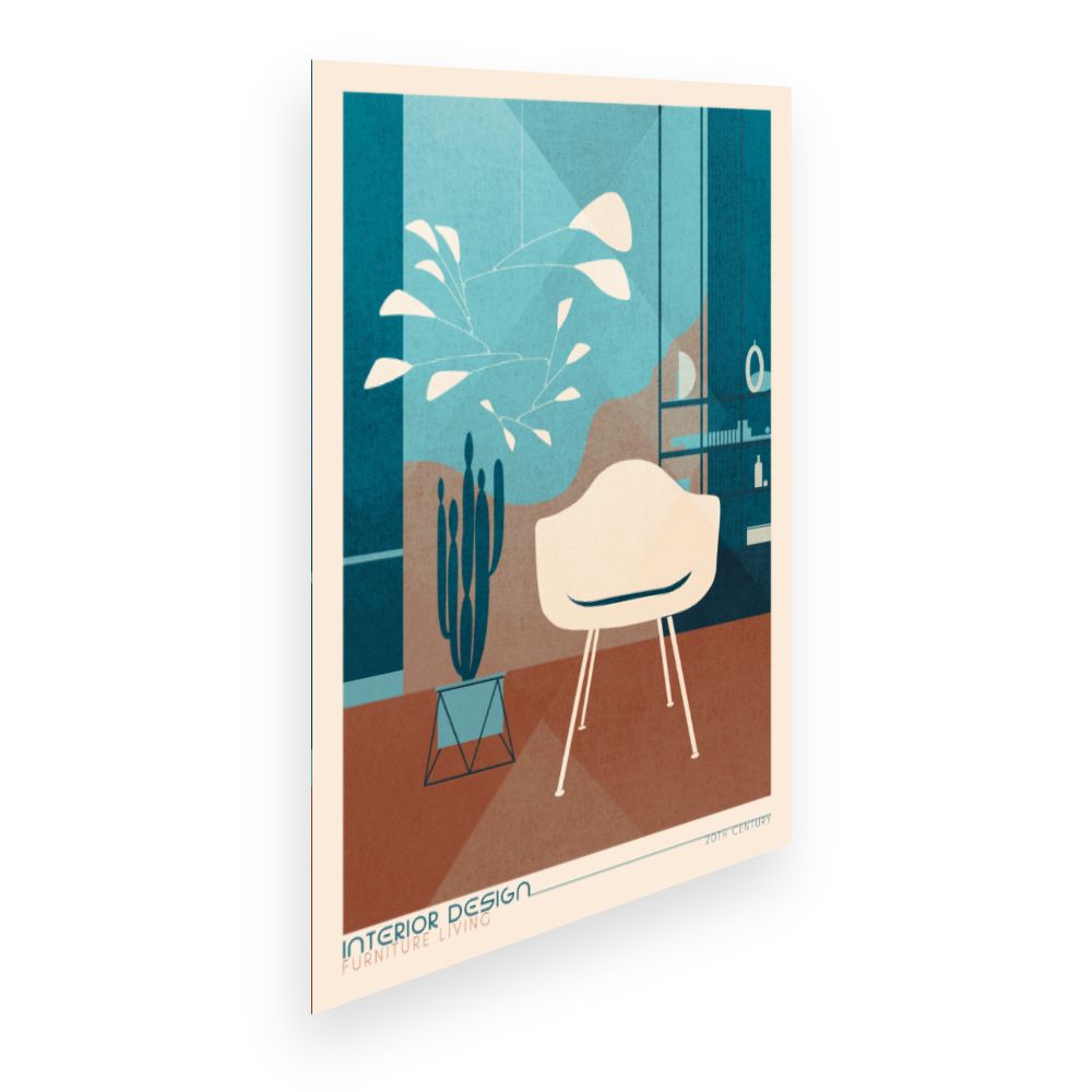 Affiche Salon moderne