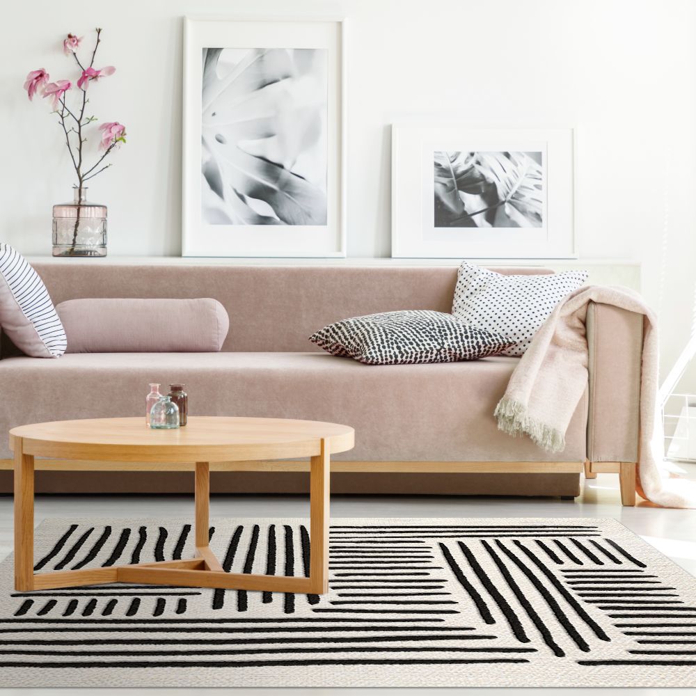 Tapis n°390 Motifs linéaires modernes