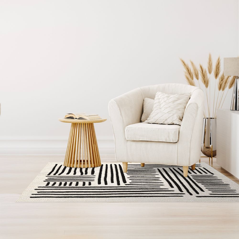 Tapis n°390 Motifs linéaires modernes
