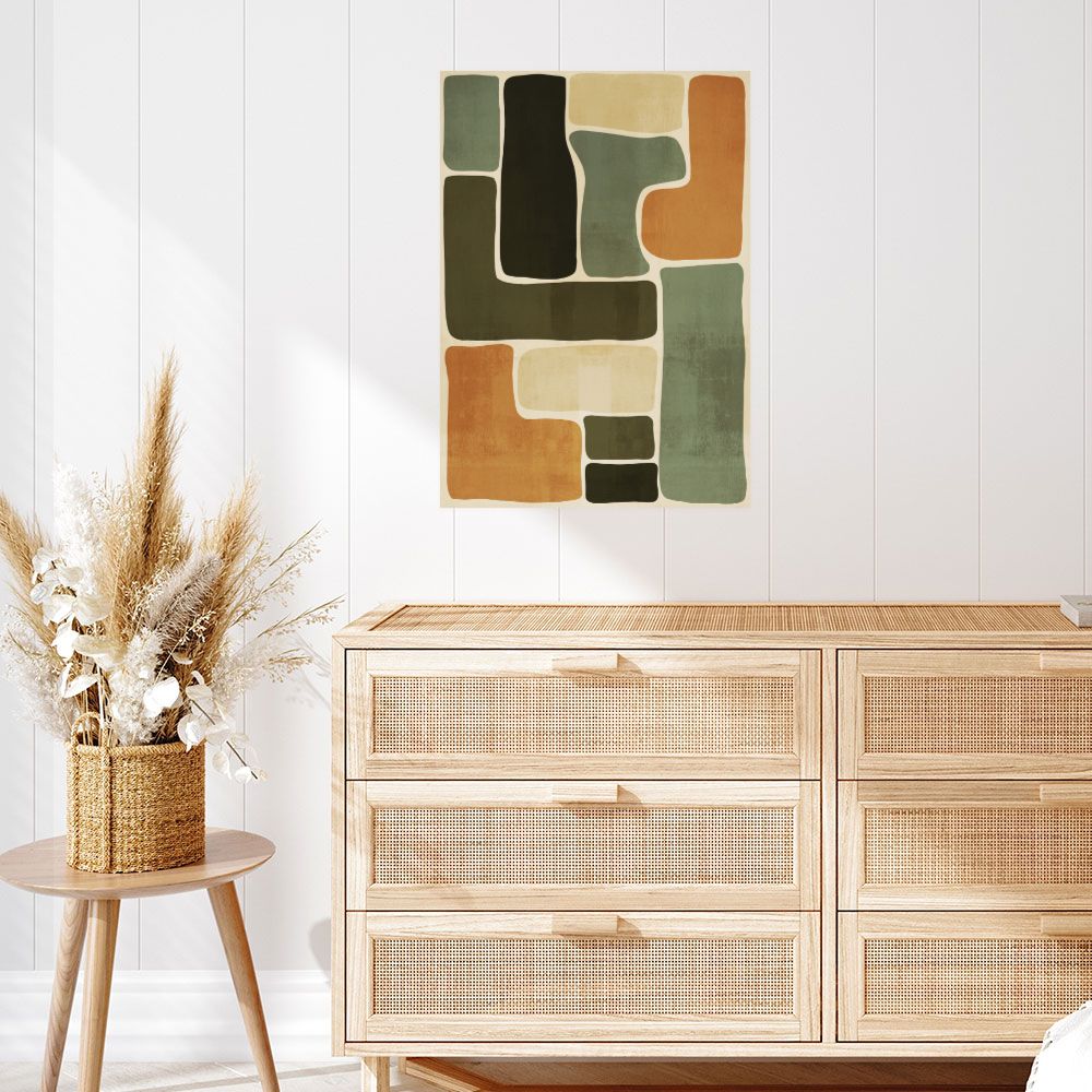 Affiche Formes abstraites élégantes