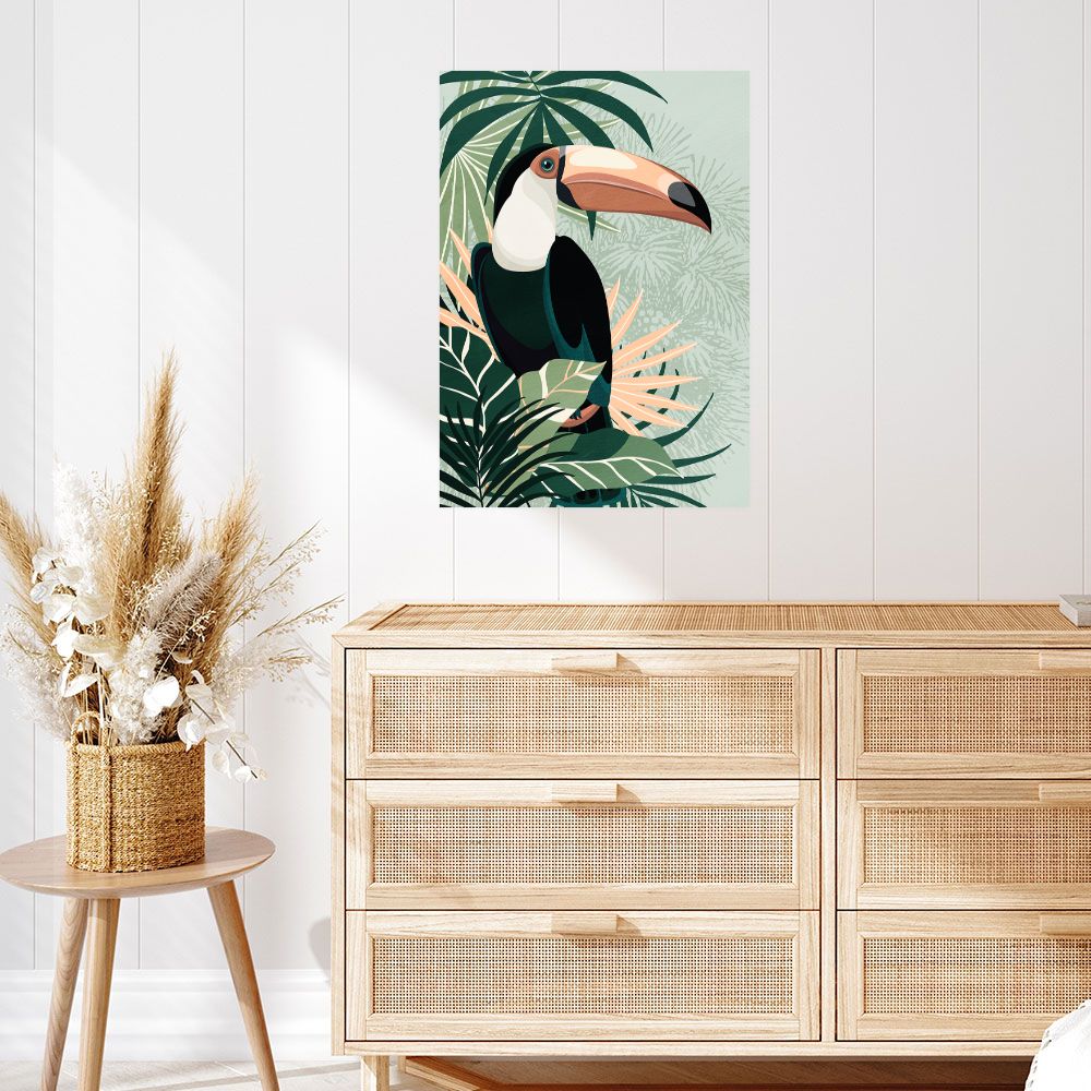 Affiche Toucan exotique