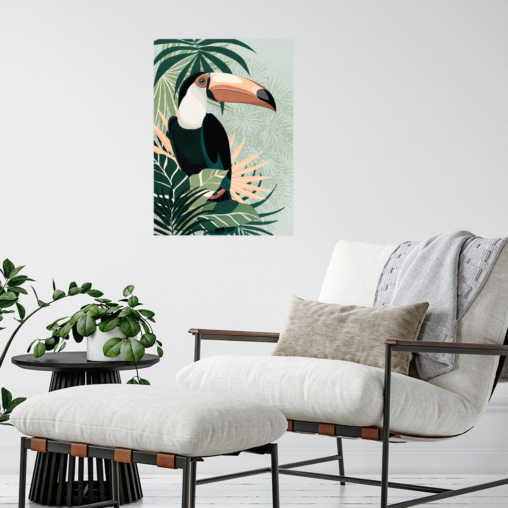 Affiche Toucan exotique