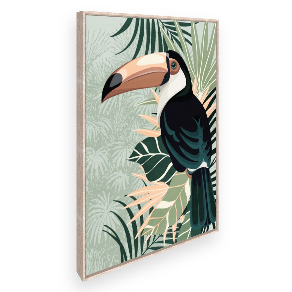 Toile Toucan exotique