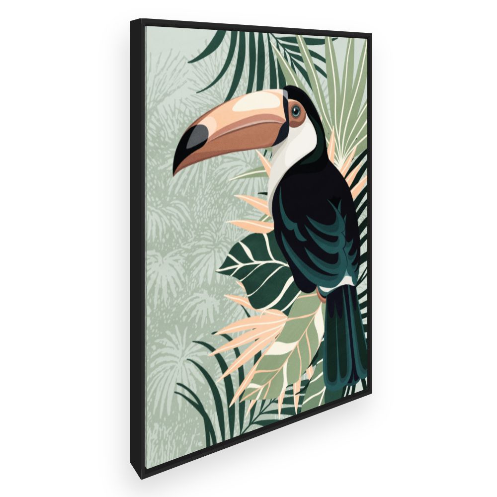 Toile Toucan exotique