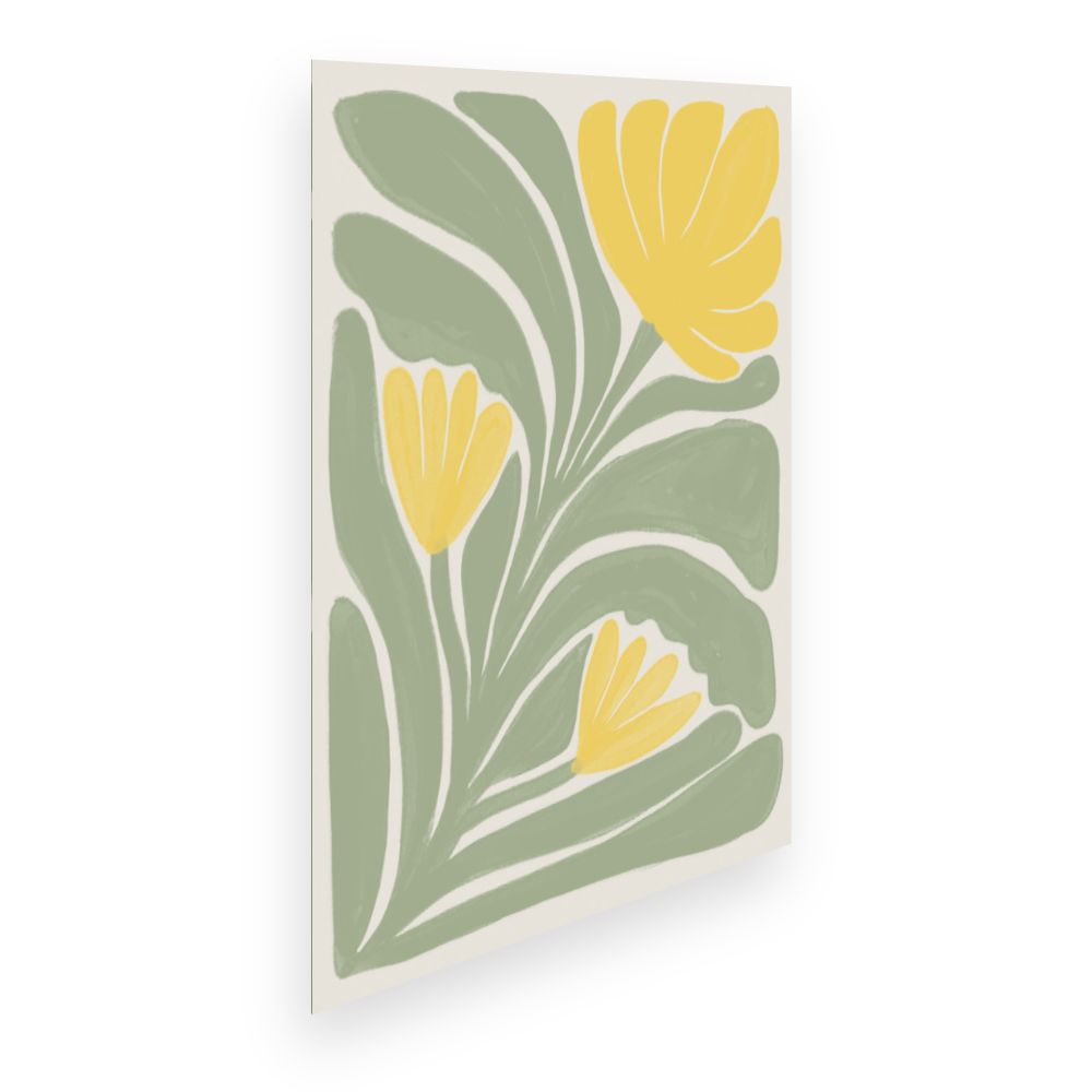 Affiche Fleurs colorées