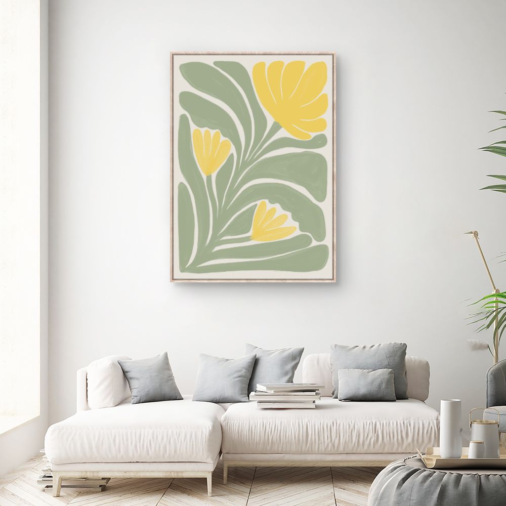 Tableau Fleurs stylisées