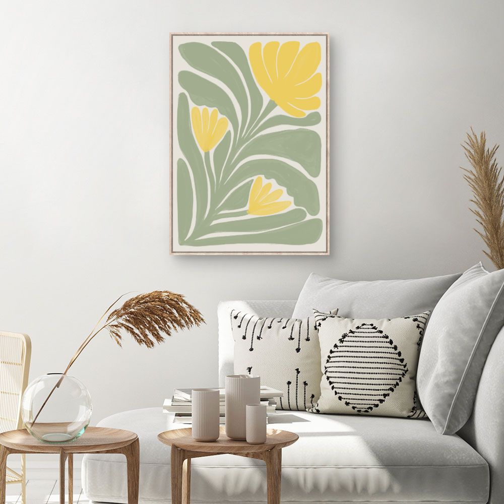 Tableau Fleurs stylisées