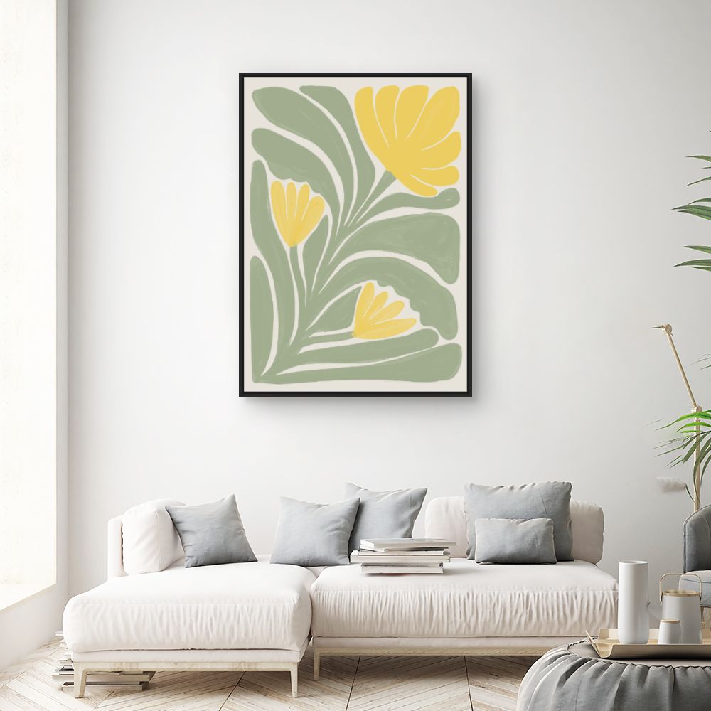 Tableau Fleurs stylisées