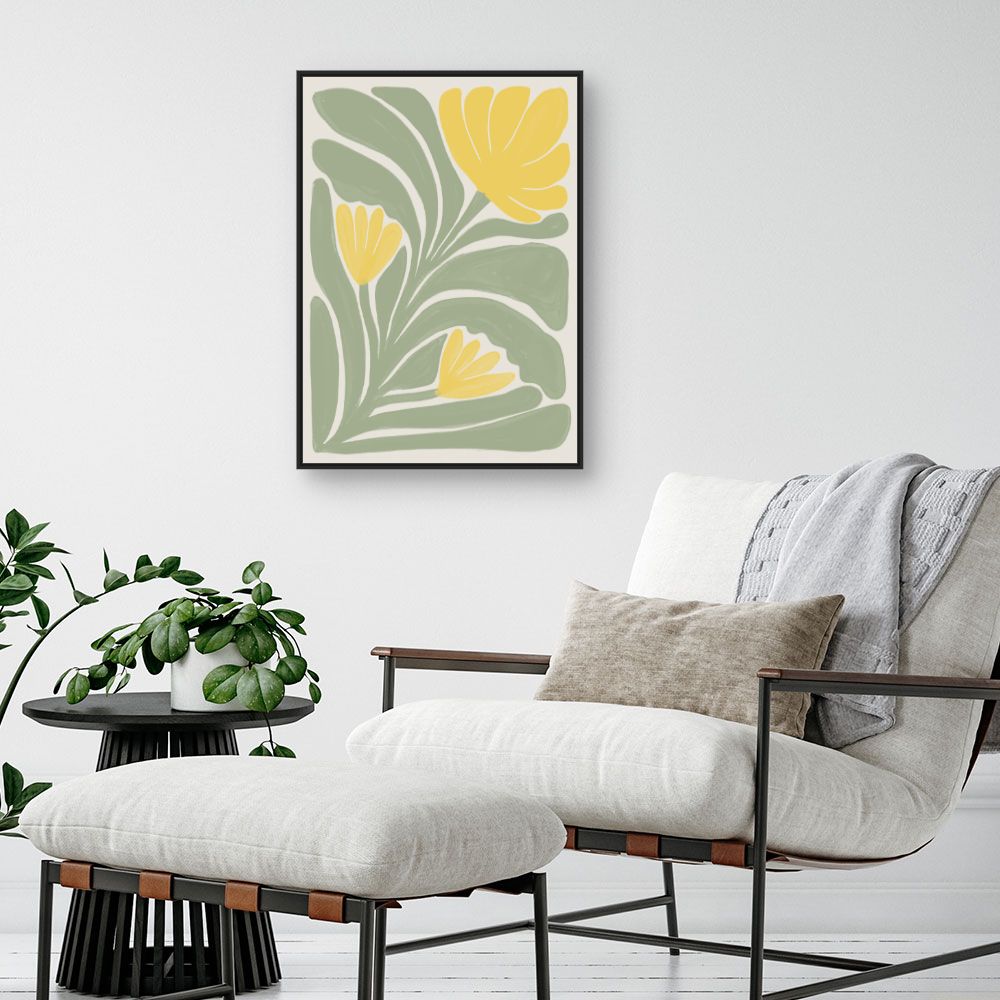 Tableau Fleurs stylisées