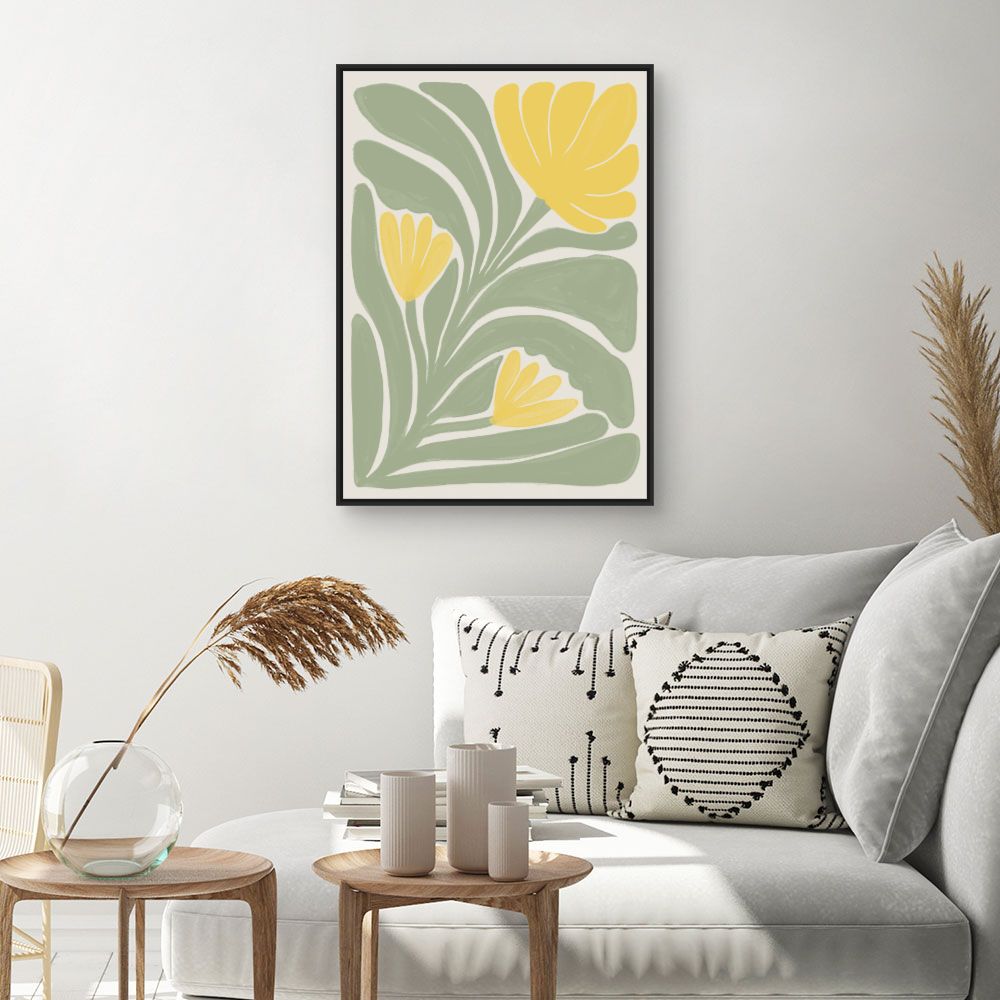 Tableau Fleurs stylisées