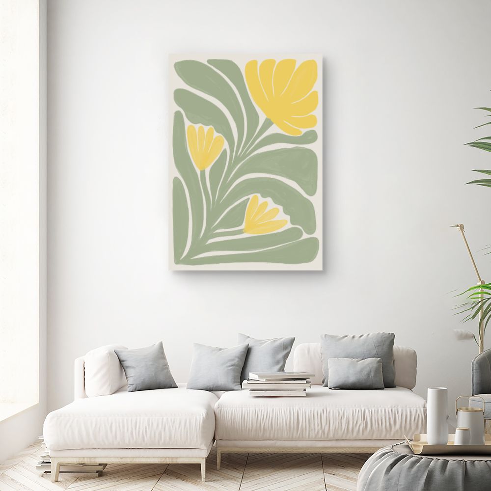 Tableau Fleurs stylisées