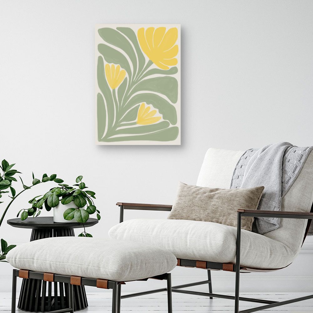 Tableau Fleurs stylisées
