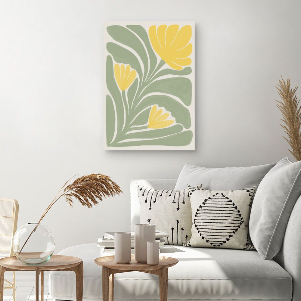Tableau Fleurs stylisées