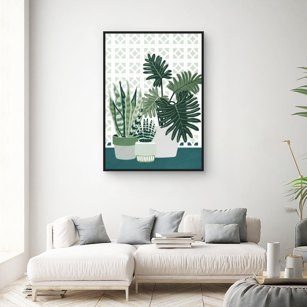 Tableau Feuillage luxuriant