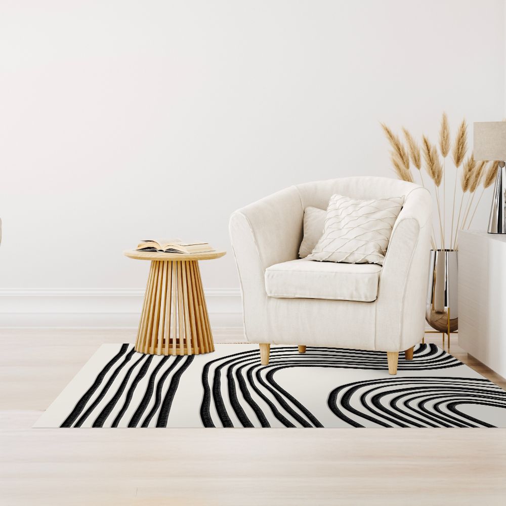 Tapis n°394 Lignes fluides modernes