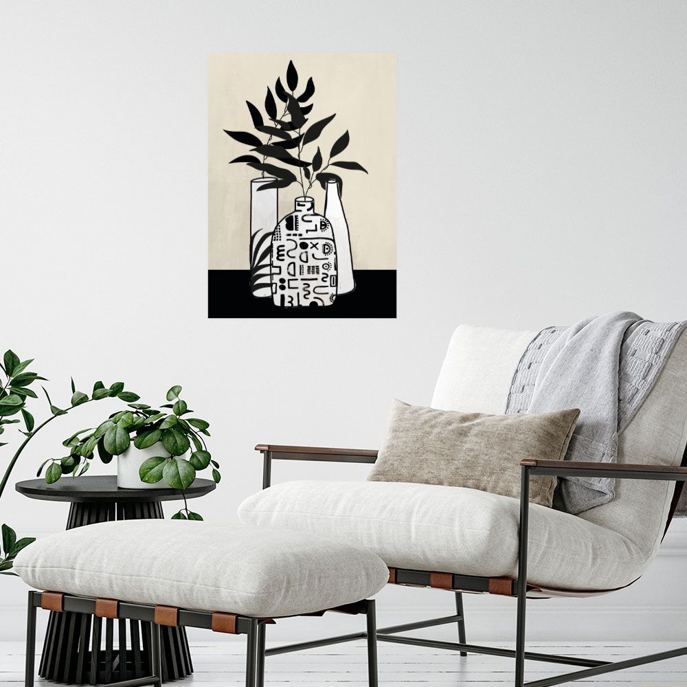 Affiche Vases stylisés