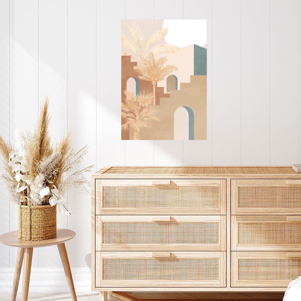 Affiche Oasis architecturale