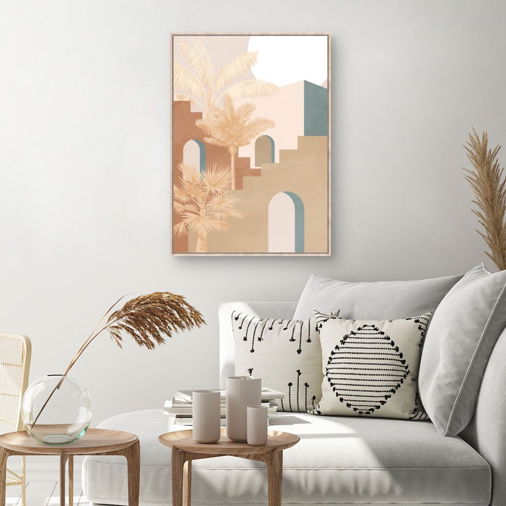 Tableau Scène exotique paisible