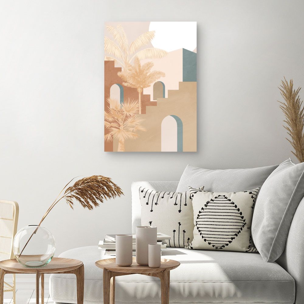 Tableau Scène exotique paisible
