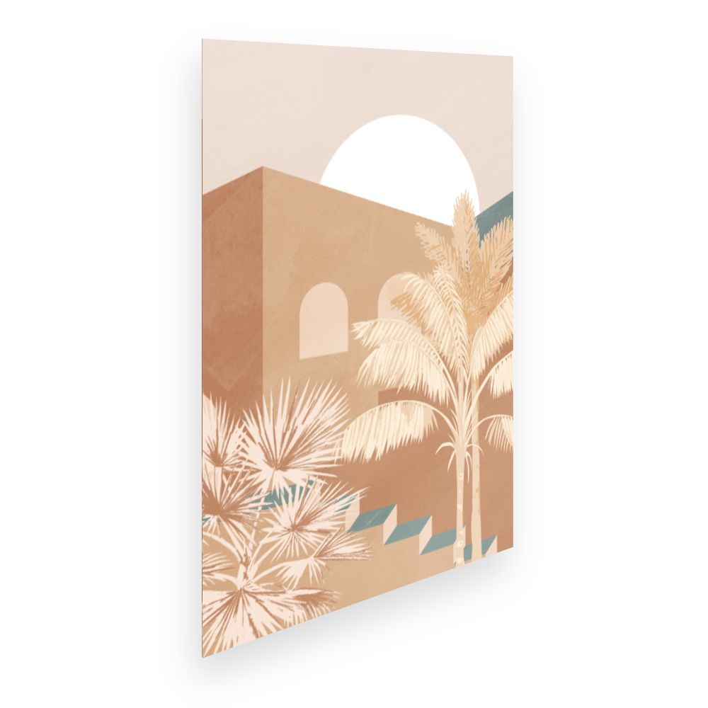 Affiche Palmeraie ensoleillée