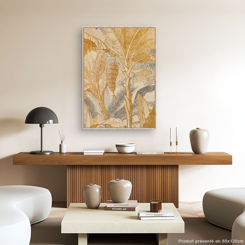 Tableau Feuilles tropicales élégantes