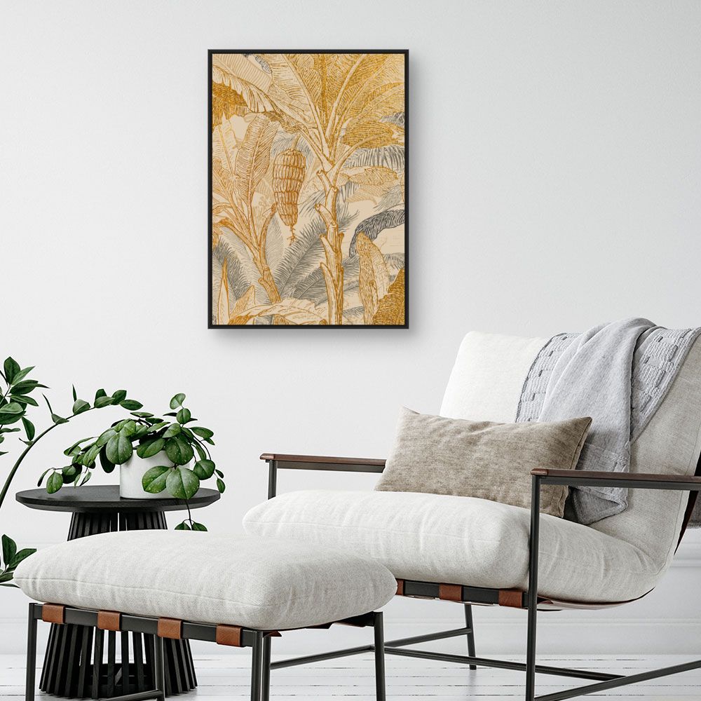 Tableau Feuilles tropicales élégantes
